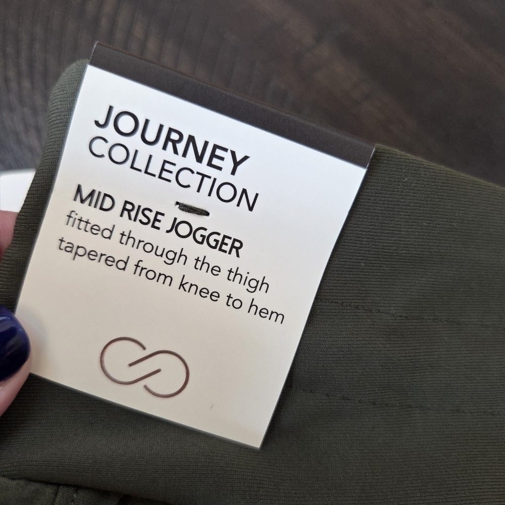 CALIA Women’s TrueLight Cargo Joggers Deep Green XS WAX12189FFS New Mid Rise - Picture 12 of 14